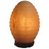 Lampe en vritable Sel de l'Himalaya - Forme Oeuf Stri - 2-3 kg