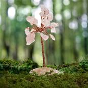 Arbre du bonheur - Arbre de Vie - Quartz Rose - 5 cm