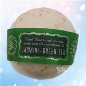 Bombe de Bain Fait Main - Jasmin Th Vert 145g