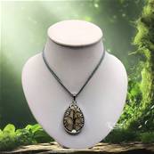 Collier Arbre de Vie - Jade Jaune