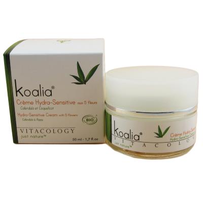 Vitacology - Koalia - Crème Hydra-Sensitive 5 Fleurs