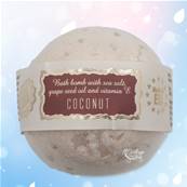 Bombe de Bain Fait Main - Noix de Coco 145g