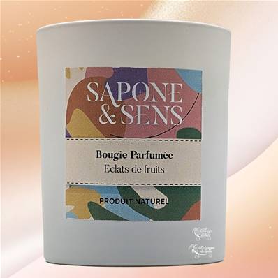 Bougie d'Ambiance Parfumée - Eclat de Fruits - 45h