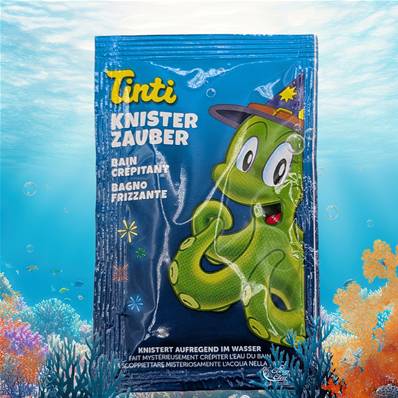 Tinti - Bain Crépitant Vert - 1 Sachet Unidose 8g