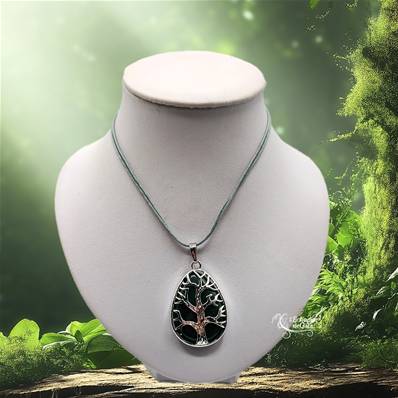 Collier Arbre de Vie - Aventurine Verte