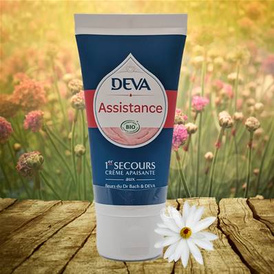 Deva - Fleur du Dr Bach - Assistance 1er Secours Créme Apaisante 50ml