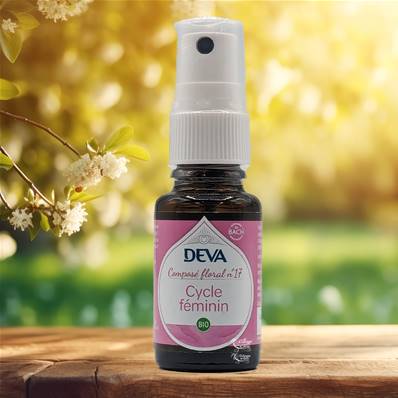 Deva - Composé Floral Dr Bach - Cycle Féminin N.17 - Spray 15ml