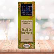 Herbes et Traditions - Huiles Essentielles Bio  Diffuser - Zeste Fracheur 10ml